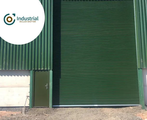 Roller Shutter Door with Personnel Door in Westminster